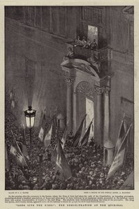 Long Live the King!, the Demonstration at the Quirinal by J. J. Waugh